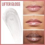 Maybelline Lifter Gloss, Hydrating Lip Gloss with Hyaluronic Acid, High Shine for Plumper Looking Lips, Silk, Warm Mauve Neutral, 0.18 Ounce - Image 2